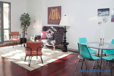 Tyrkysové barvy v interiéru, s tím, co kombinuje a 40 fotografií z příkladů použití