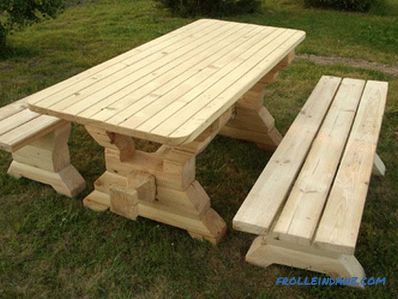 Stůl v lázni s vlastními rukama: jaké dřevo si vybrat?
