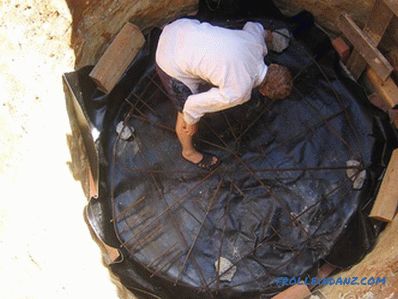 Zařízení septiku z betonových kroužků