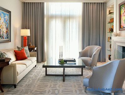 Interiér obývací pokoj ve stylu minimalismu - pravidla a 70 nápadů pro inspiraci
