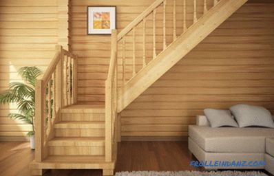 Montáž dřevěných schodů: konstrukční prvky