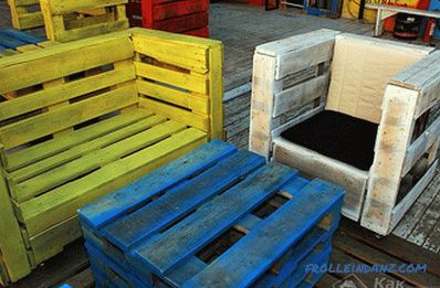 Zahradní nábytek s vlastníma rukama ze dřeva, palet + fotografie, výkresy, schémata