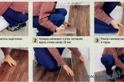 Jak dát laminát na podlahu vlastníma rukama (video)