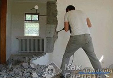 Jak prolomit betonovou zeď - demontáž betonové zdi