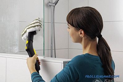 Jak si umýt sprchu z mýdlových skvrn a vápna doma