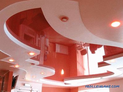 Víceúrovňový strop si udělejte sami - instalace víceúrovňového stropu + fotografie a videa