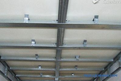 Jak vyrovnat strop sádrokarton - vyrovnání stropu s sádrokartonem