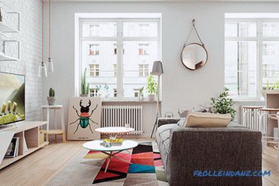 Skandinávský styl v interiéru bytu