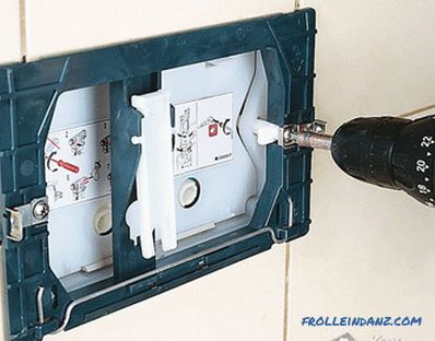 Instalace do-it-yourself WC mísy
