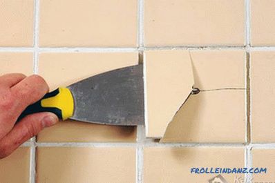 Jak odstranit dlaždice ze zdi