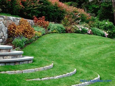 Do-it-yourself zahradní schodiště - uspořádání nerovné plochy + výkresy
