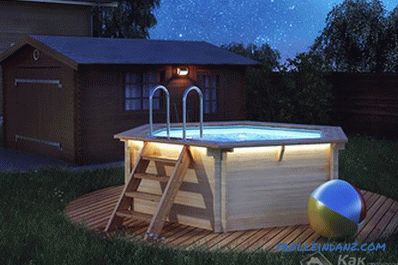 Dřevěný bazén to udělejte sami - jak stavět