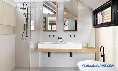 Skandinávský styl koupelny - design pravidla a fotografické nápady