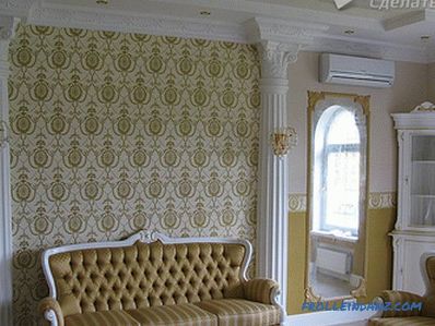 Dekorativní sloupy v interiéru - použití