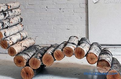 Jak udělat lenoška s rukama s dřevem + kresby, fotografie, videa