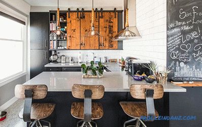 Loft-styl kuchyně - 100 interiérů nápady s fotografiemi