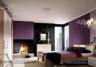 Fialová barva v interiéru a její kombinace s dalšími barvami + fotografické příklady