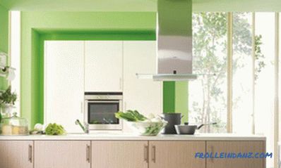 Pistáciová barva v interiéru - kuchyně, obývací pokoj nebo ložnice a kombinace s jinými barvami