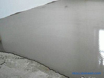 Položení laminátu na betonovou podlahu vlastníma rukama