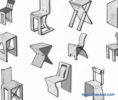 Jak si vyrobit židli vlastníma rukama
