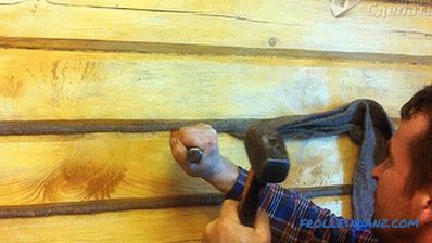 Jak utěsnit srub s vlastníma rukama