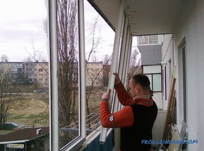 Zasklení balkonu vlastníma rukama + foto