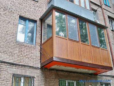 Opravte balkon vlastníma rukama - v panelovém domě, v Chruščově + foto