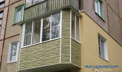 Opravte balkon vlastníma rukama - v panelovém domě, v Chruščově + foto