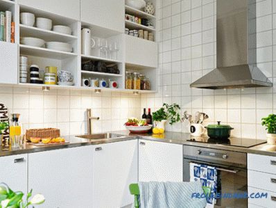Skandinávský styl kuchyně - jak vytvořit interiérový design, 70 fotografických nápadů
