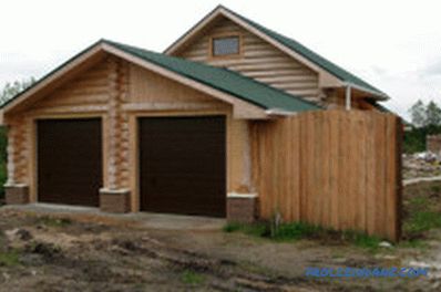 Dřevěné garáže to udělejte sami: doporučení