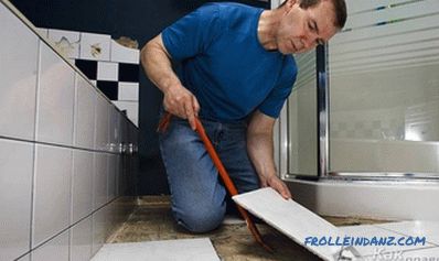 Jak udělat podlahu koupelny vlastníma rukama