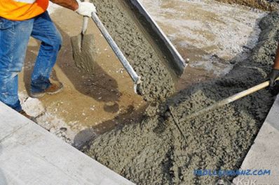 Jak vyrobit beton - beton vlastníma rukama