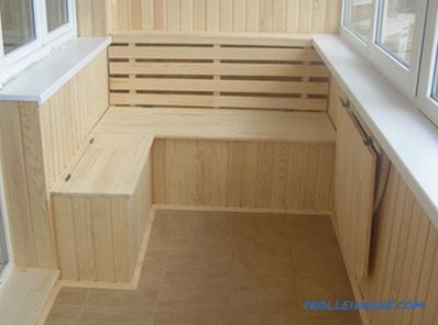 Řezání balkonů dřevem: nástroje, procesní prvky