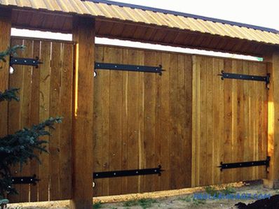 Jak udělat dřevěnou bránu - brána ze dřeva (+ fotografie, schémata)
